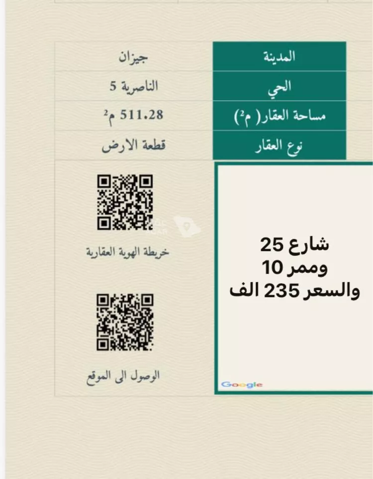 Land for Sale in Jazan Ar Rawabi صورة 3