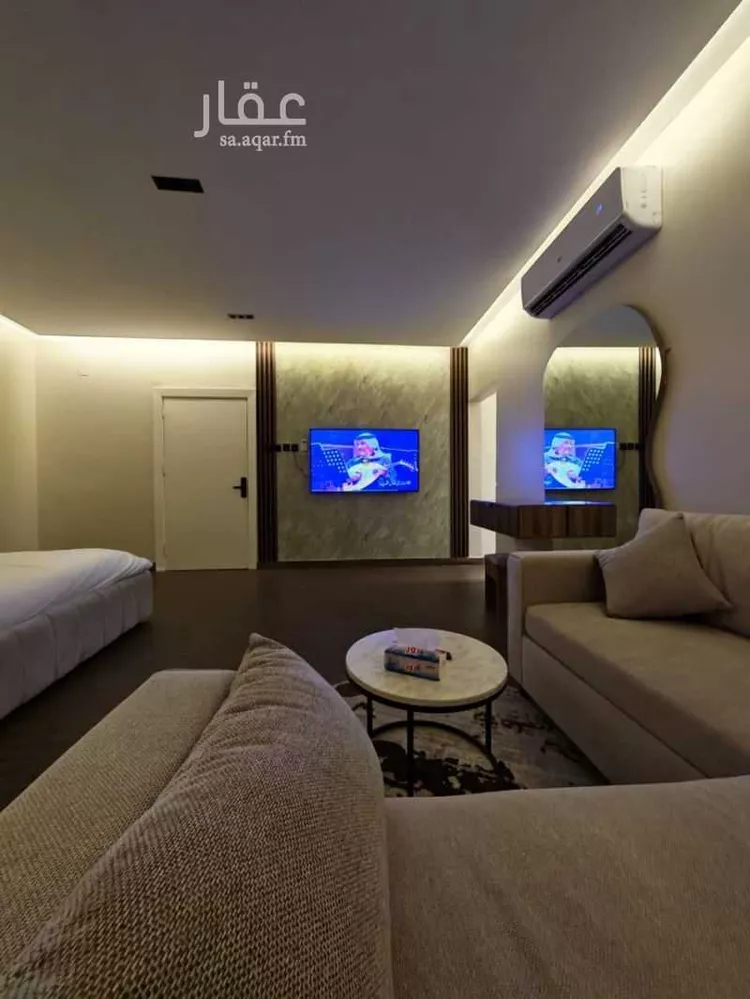 استديو مفروش للحجز في شارع خليل الجبرتي, حي الروضة, الرياض صورة 2