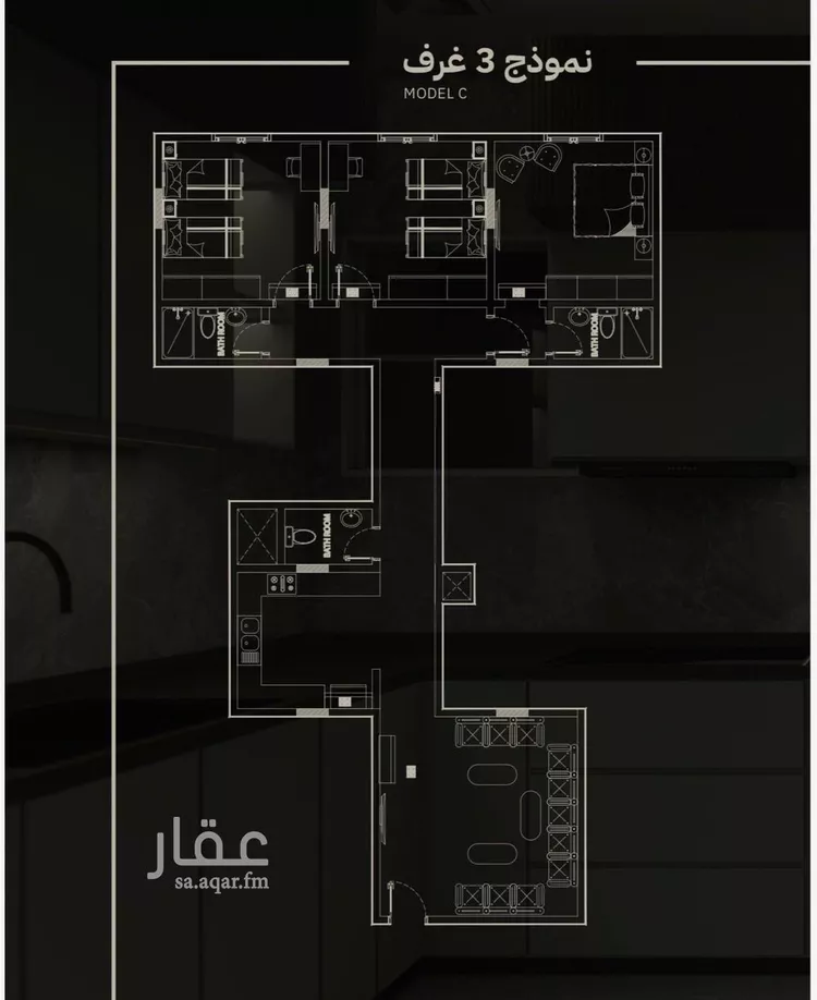 شقة للبيع في شارع نعيم بن مسعود, حي مدائن الفهد, مدينة جدة, منطقة مكة المكرمة صورة 2