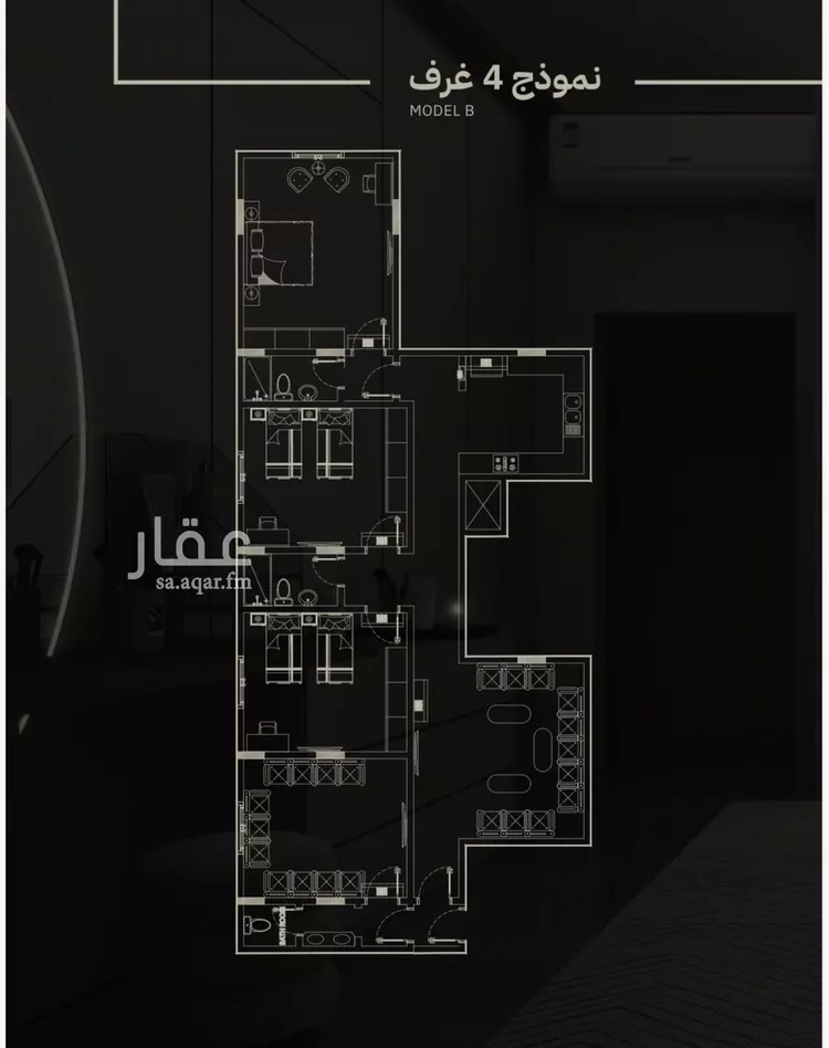 شقة للبيع في شارع نعيم بن مسعود, حي مدائن الفهد, مدينة جدة, منطقة مكة المكرمة صورة 3