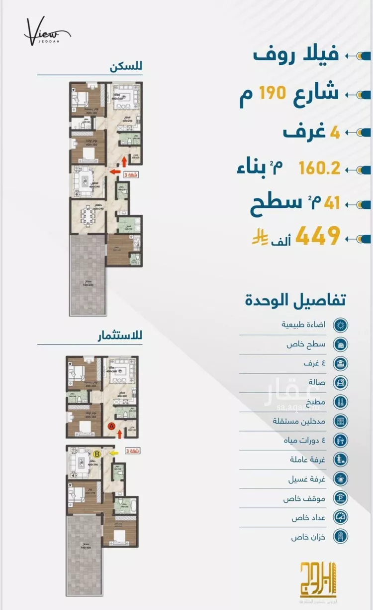 شقة للبيع في حي حكومي1, مدينة جدة, منطقة مكة المكرمة