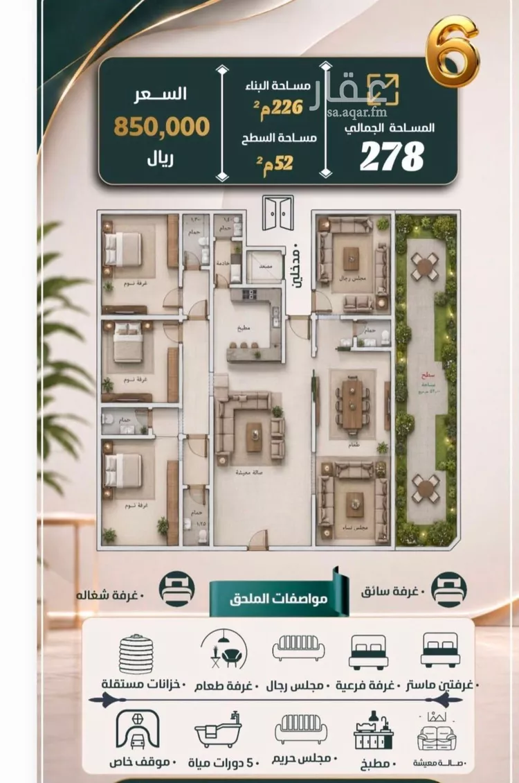 شقة للبيع في حي النزهة, مدينة جدة, منطقة مكة المكرمة