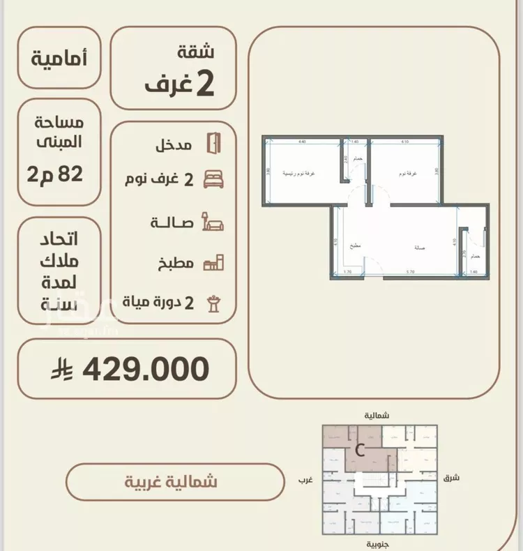 شقة للبيع في حي الروضة, مدينة جدة, منطقة مكة المكرمة