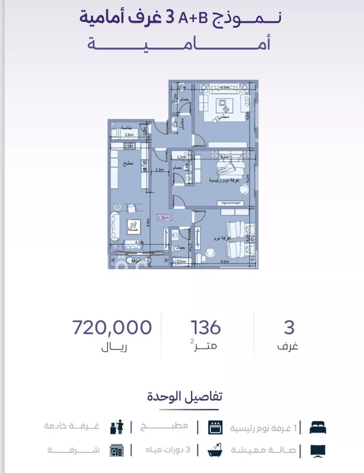 شقة للبيع في شارع خضر افندي, حي الزهراء, مدينة جدة, منطقة مكة المكرمة صورة 4
