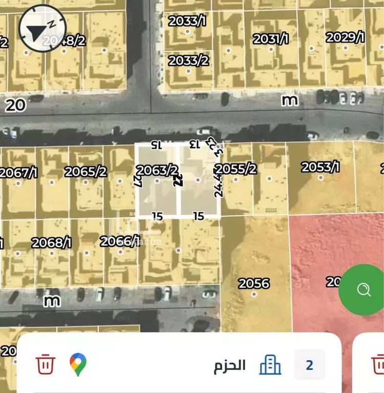 أرض للبيع في شارع القهيب, حي الحزم, مدينة الرياض, منطقة الرياض صورة 2