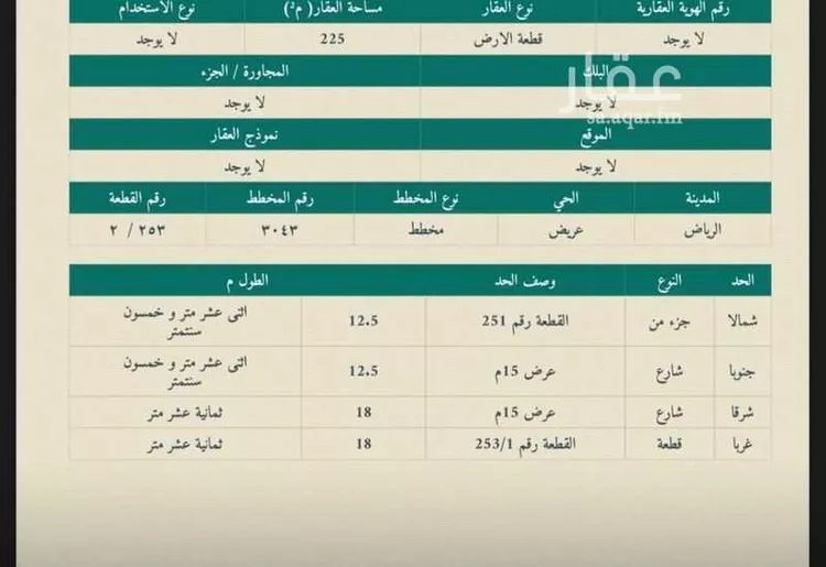 Land for Sale in Riyadh Uraidh صورة 3