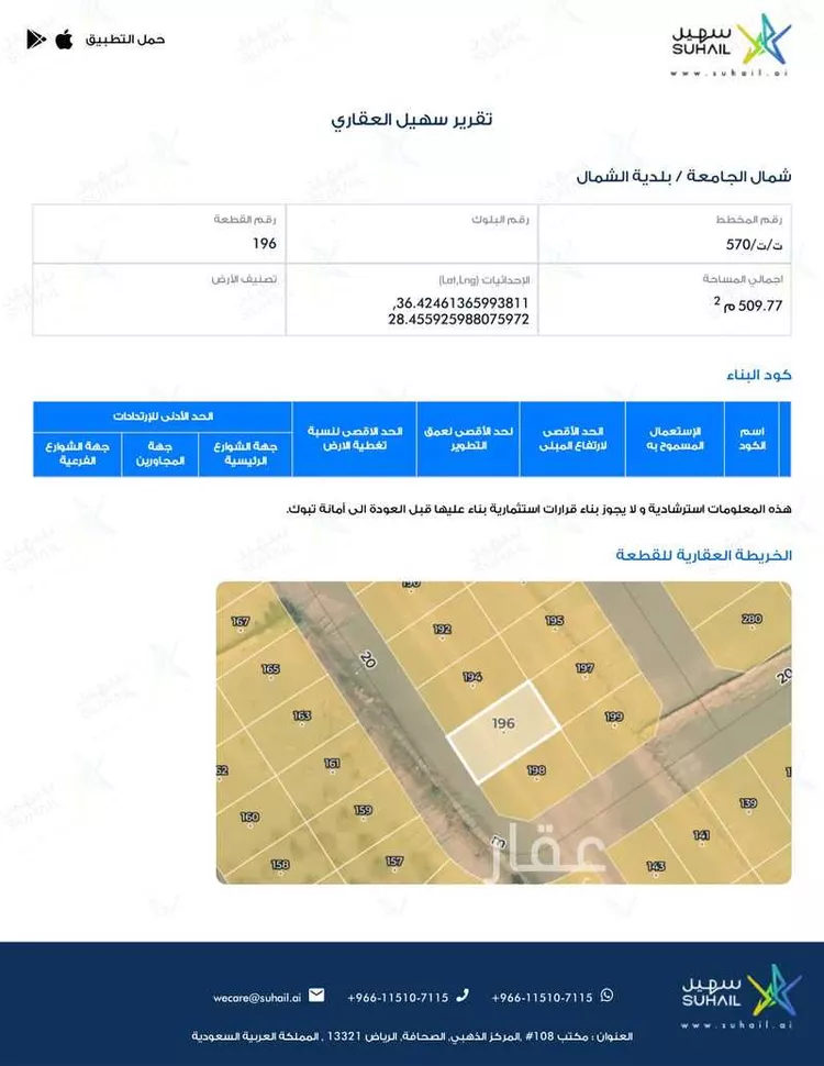 Land for Sale in Tabuk Housing of public security forces
