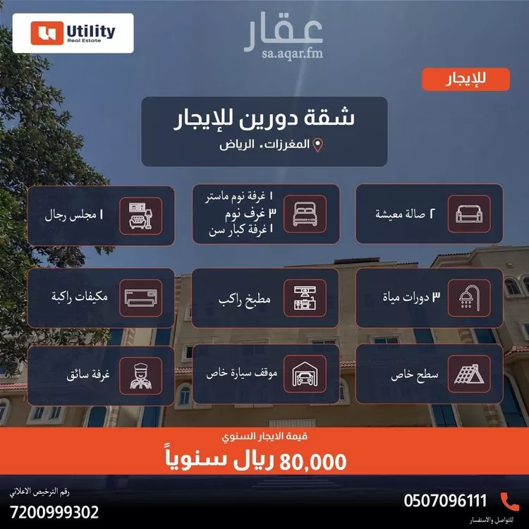 Apartment for Rent in Riyadh Al Mughrizat