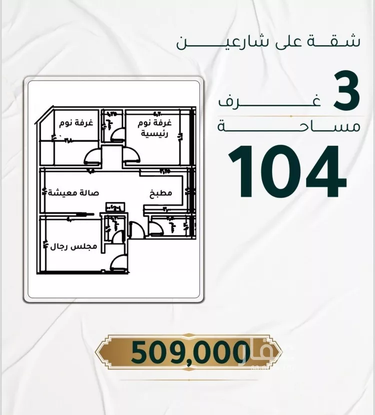 شقة للبيع في شارع ابراهيم ادهم, حي الحمراء, مدينة جدة, منطقة مكة المكرمة صورة 2