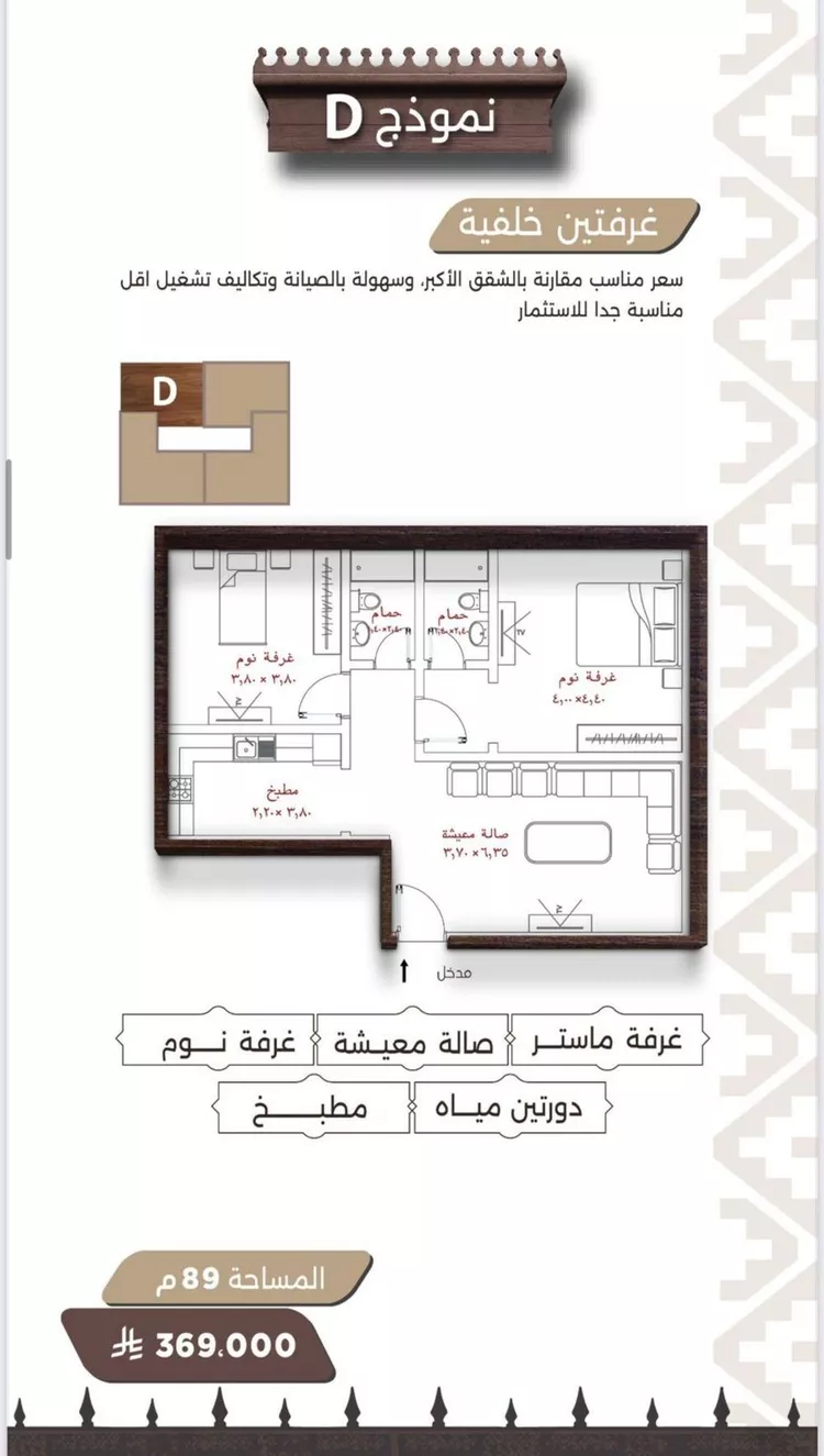 شقة للبيع في شارع اسيد بن الاخنس, حي النعيم, مدينة جدة, منطقة مكة المكرمة صورة 2