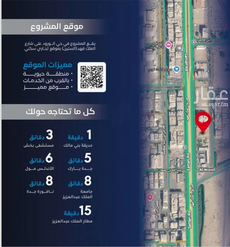 شقة للبيع في شارع طريق الملك فهد فرعي, حي الورود, مدينة جدة, منطقة مكة المكرمة صورة 5