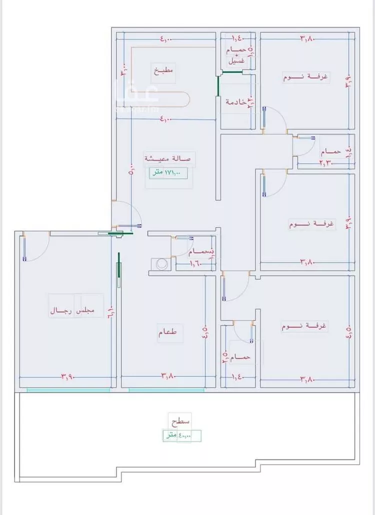 شقة للبيع في شارع الامير عبدالمجيد, حي الصواري, مدينة جدة, منطقة مكة المكرمة صورة 4