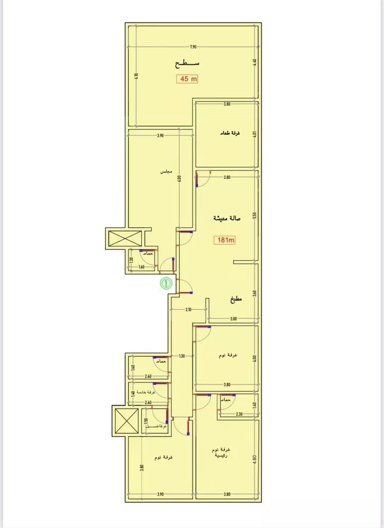 شقة للبيع في حي حكومي1, مدينة جدة, منطقة مكة المكرمة صورة 2