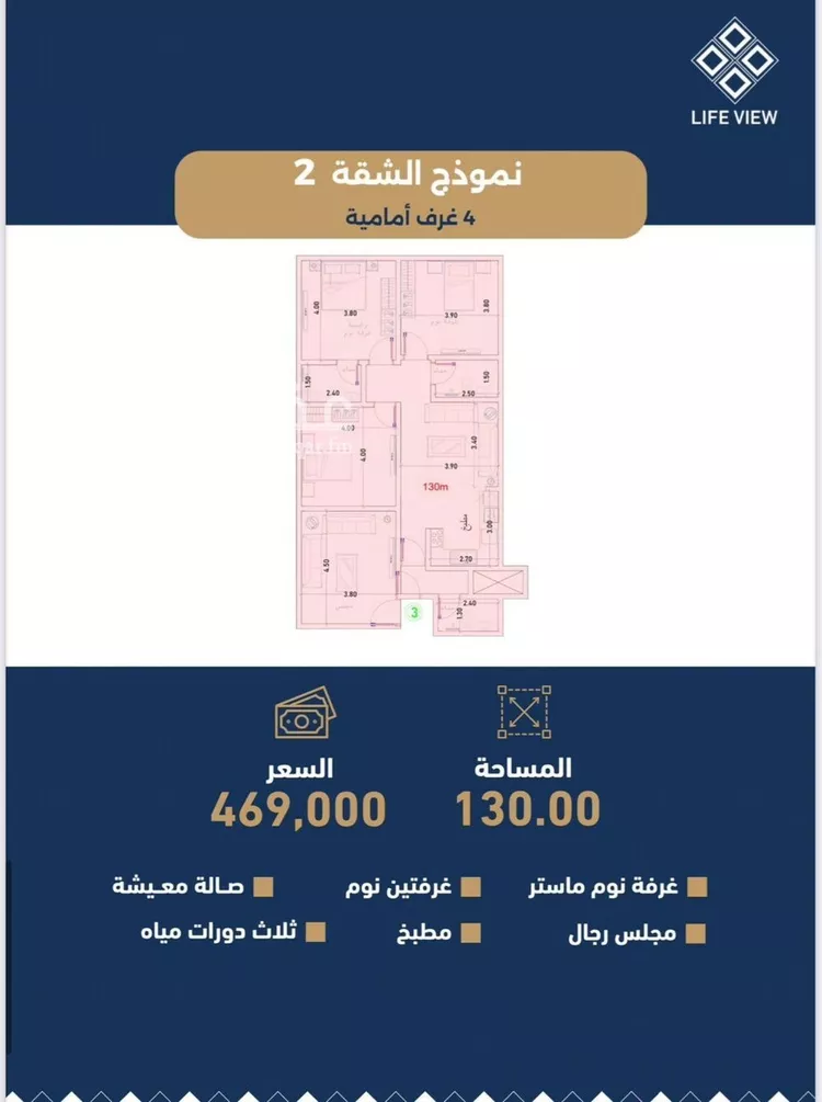 شقة للبيع في حي حكومي1, مدينة جدة, منطقة مكة المكرمة صورة 4