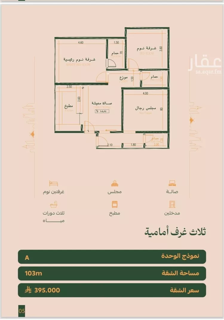 شقة للبيع في شارع عتاب بن سليم, حي الفيصلية, مدينة جدة, منطقة مكة المكرمة صورة 4