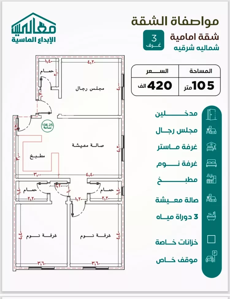 شقة للبيع في شارع عمر ابو زرعه فرعي, حي النزهة, مدينة جدة, منطقة مكة المكرمة