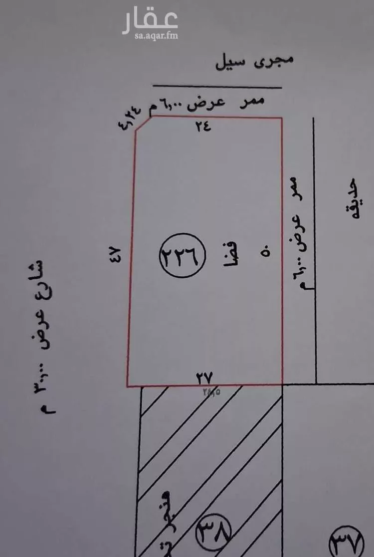 أرض للبيع في شارع قسم المستودعات, حي الصناعية, مدينة خميس مشيط, منطقة عسير صورة 4