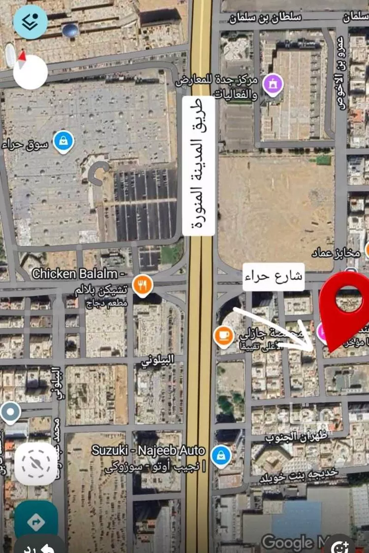 أرض للبيع في شارع عماره بن ربيعه, حي البوادي, مدينة جدة, منطقة مكة المكرمة صورة 5