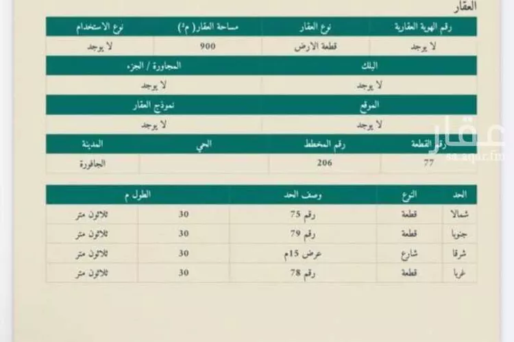 أرض للبيع في حي الجافوره, مدينة الجافوره, منطقة الرياض صورة 5