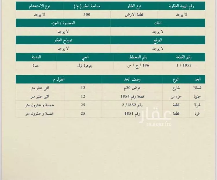أرض للبيع في حي جوهرة ثول, مدينة ثول, منطقة مكة المكرمة