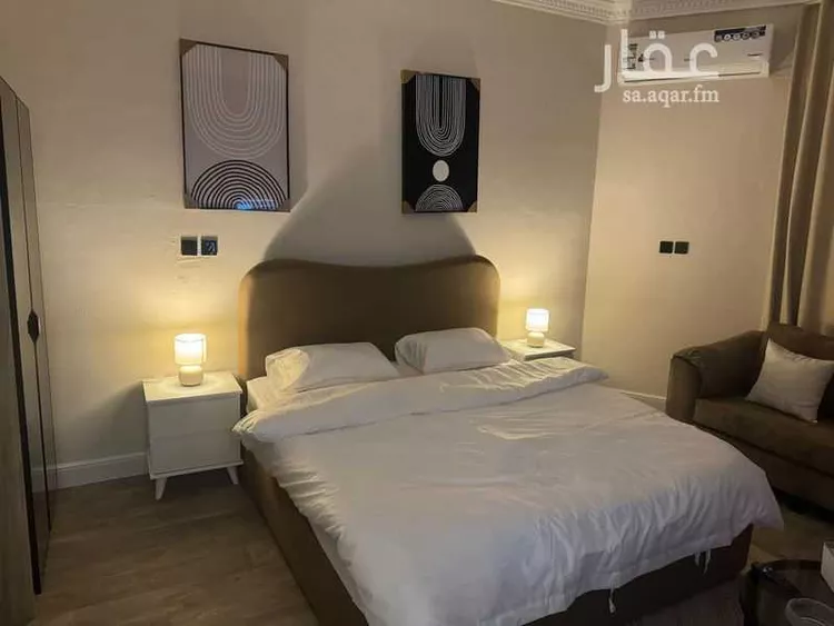 استديو مفروش للحجز في شارع جبار بن سلمي ، حي النزهة ، جدة ، جدة