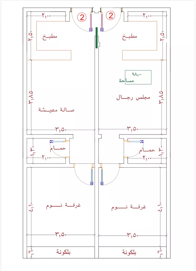 شقة للبيع في شارع سمنون, حي النزهة, مدينة جدة, منطقة مكة المكرمة صورة 2