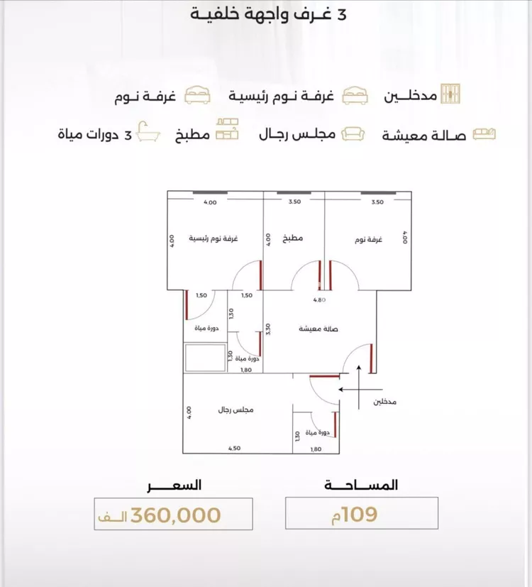 شقة للبيع في شارع الناصر بن الأحمر, حي الصفاء, مدينة جدة, منطقة مكة المكرمة صورة 2