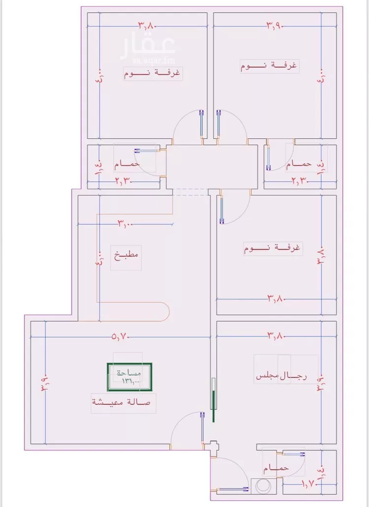 شقة للبيع في شارع الامير عبدالمجيد, حي الصواري, مدينة جدة, منطقة مكة المكرمة