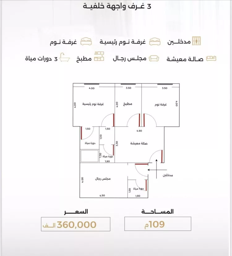 شقة للبيع في شارع الناصر بن الأحمر, حي الصفاء, مدينة جدة, منطقة مكة المكرمة صورة 2