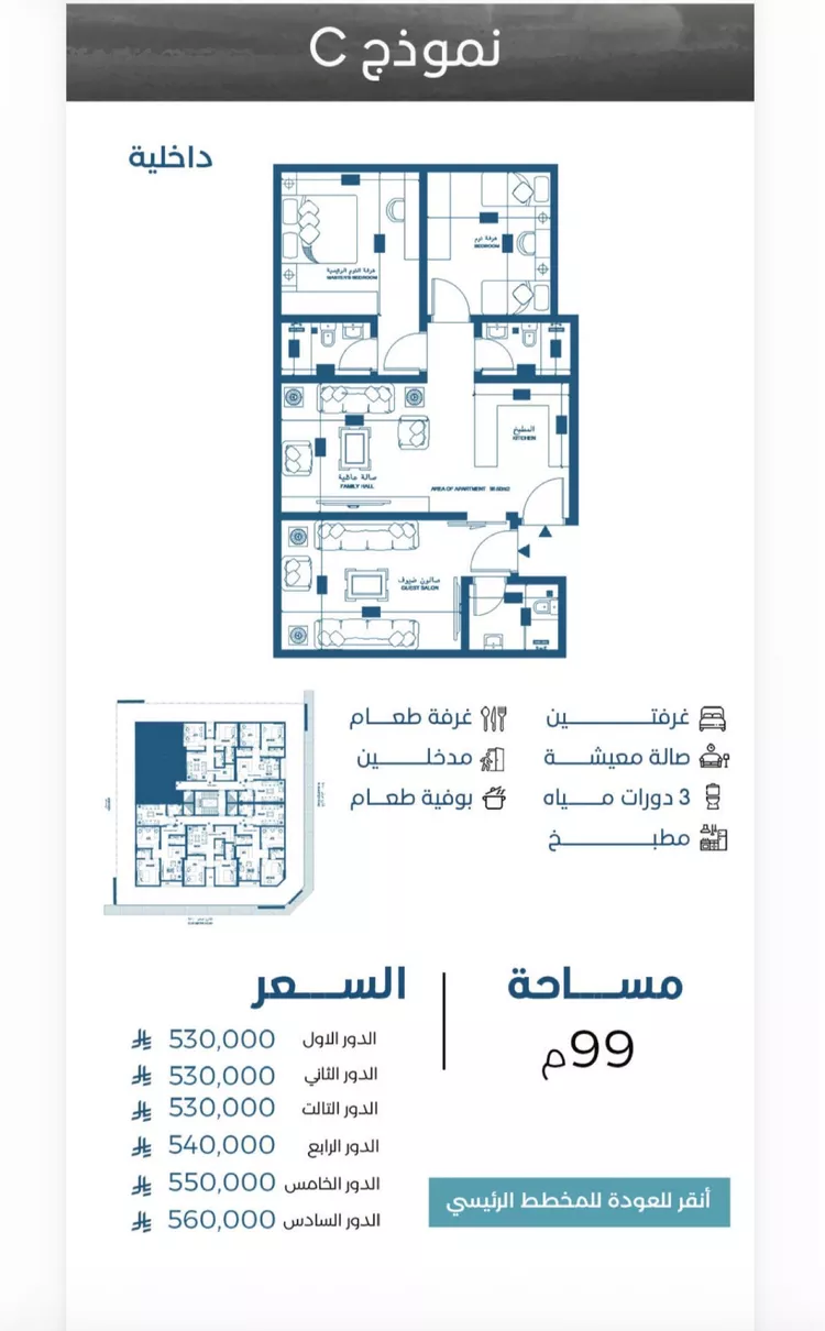شقة للبيع في شارع الملك الصالح ايوب ابن الكامل, حي الرويس, مدينة جدة, منطقة مكة المكرمة