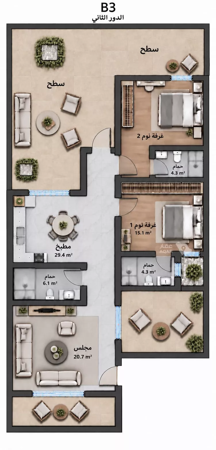 Floor for Sale in Riyadh Ghirnatah صورة 2