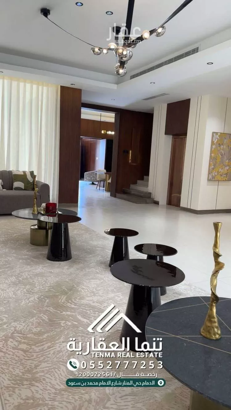 فيلا للبيع في شارع زيد بن موحان, حي السيف, مدينة الدمام, المنطقة الشرقية صورة 3