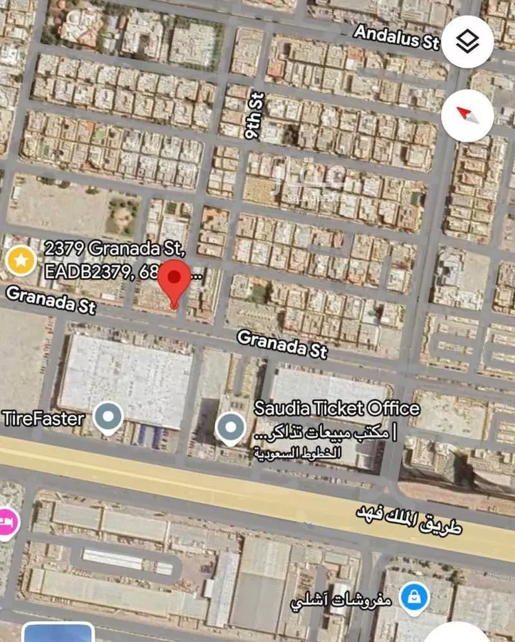 أرض للبيع في شارع غرناطة, حي الراكة الجنوبية, مدينة الخبر, المنطقة الشرقية