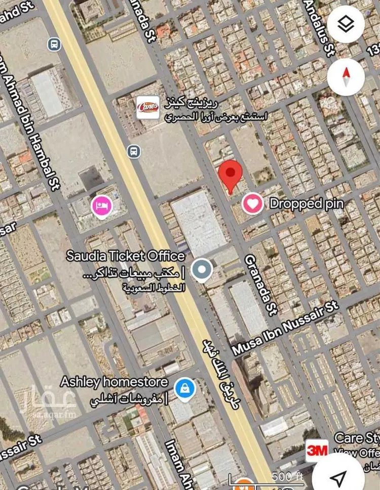 أرض للبيع في شارع غرناطة, حي الراكة الجنوبية, مدينة الخبر, المنطقة الشرقية