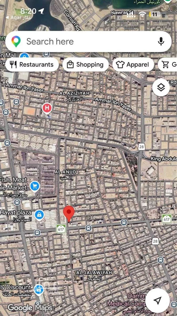 أرض للبيع في شارع 11ج, حي العنود, مدينة الدمام, المنطقة الشرقية