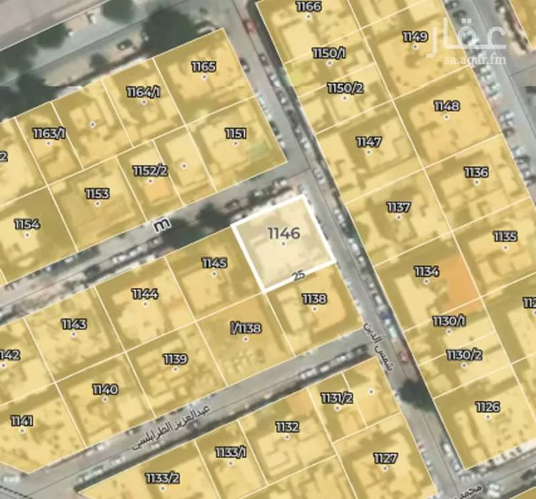 أرض للبيع في شارع شمس الدين, حي العليا, مدينة الرياض, منطقة الرياض صورة 3