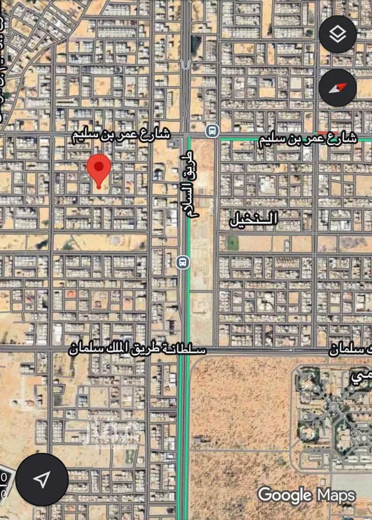 أرض للبيع في شارع احمد بن عبدالملك العزازي, حي النخيل, مدينة بريده, منطقة القصيم