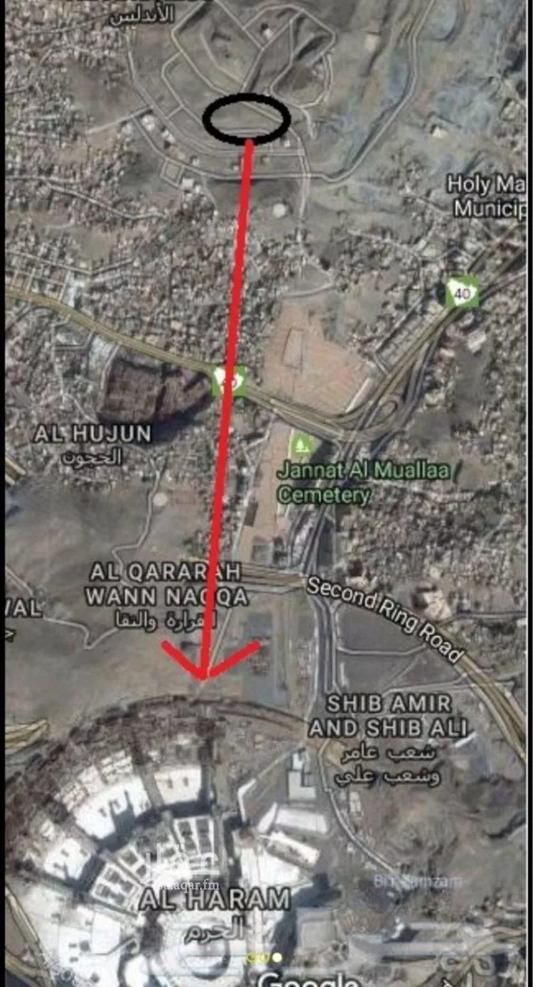 أرض للبيع في حي الأندلس, مدينة مكة المكرمة, منطقة مكة المكرمة