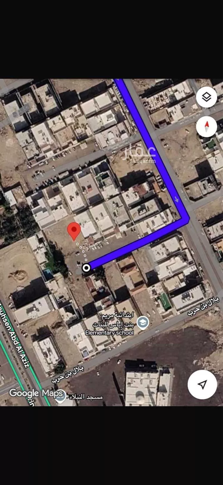 أرض للبيع في شارع عبدالغني ابن سعيد, حي نبلاء, مدينة المدينة المنورة, منطقة المدينة المنورة