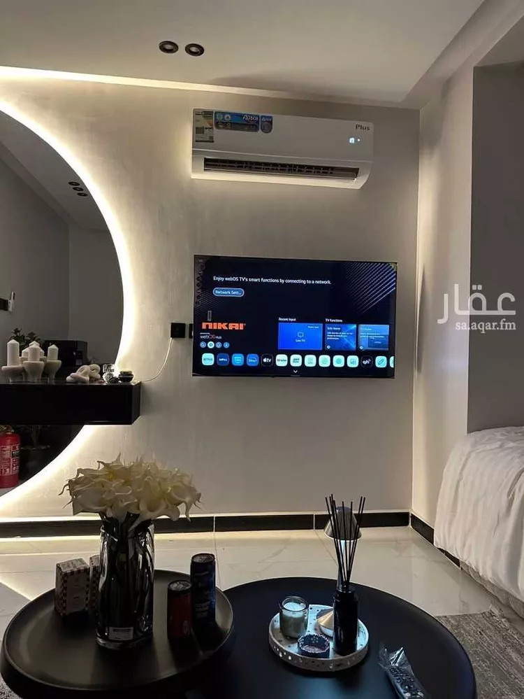 استديو مفروش للحجز في شارع الحوي ، حي العقيق ، الرياض ، منطقة الرياض