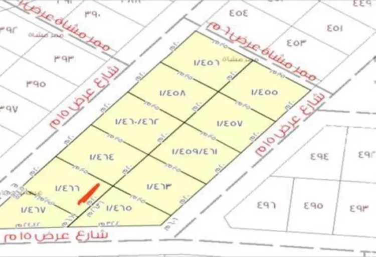 أرض للبيع في شارع طارق بن زياد, حي بدر, مدينة الرياض, منطقة الرياض صورة 2