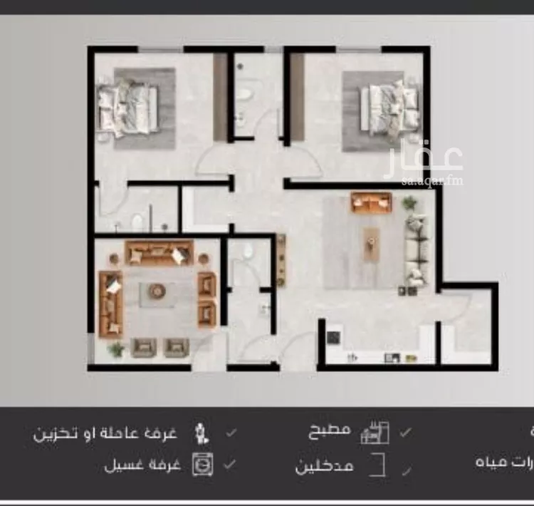شقة للبيع في شارع عبدالرحمن الجرادي, حي النزهة, مدينة جدة, منطقة مكة المكرمة صورة 4