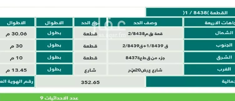 أرض للبيع في شارع آمنة بنت سعيد بن العاص, حي المهدية, مدينة الرياض, منطقة الرياض صورة 2