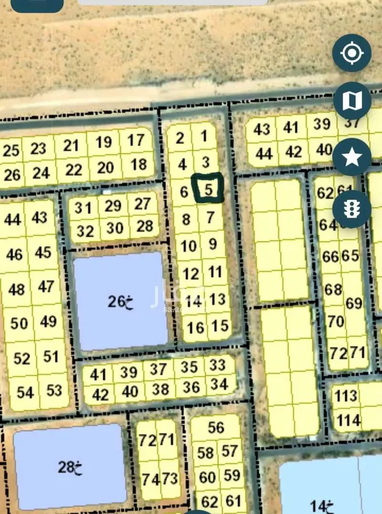 أرض للبيع في شارع حي ج24 70 ، الراجحة ، بقيق صورة 4