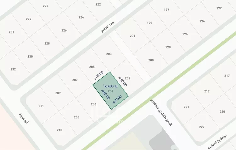 أرض للبيع في شارع طريق الملك فهد , حي البره, مدينة البره, منطقة الرياض صورة 2