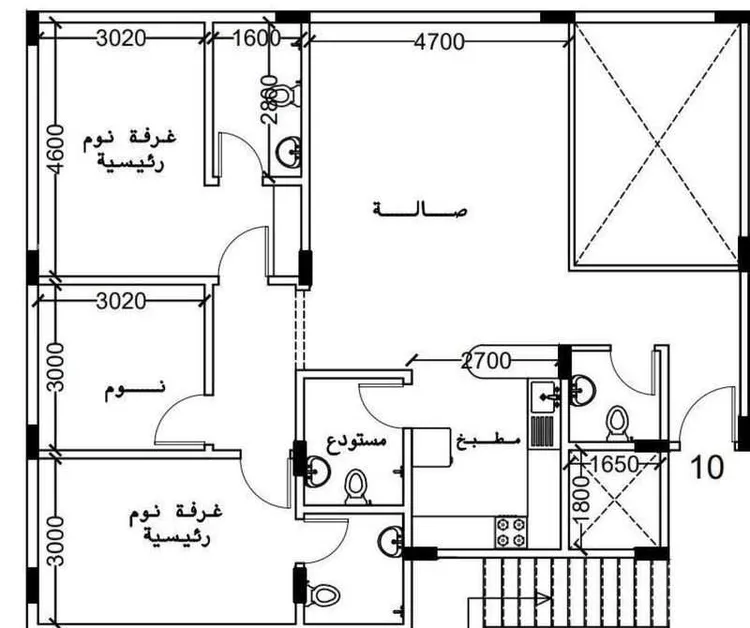 شقة للبيع في شارع خليفة العتيبي, حي القيروان, مدينة الرياض, منطقة الرياض 9