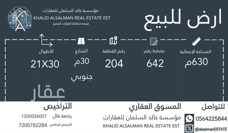 أرض للبيع في شارع طريق الملك فهد , حي البره, مدينة البره, منطقة الرياض