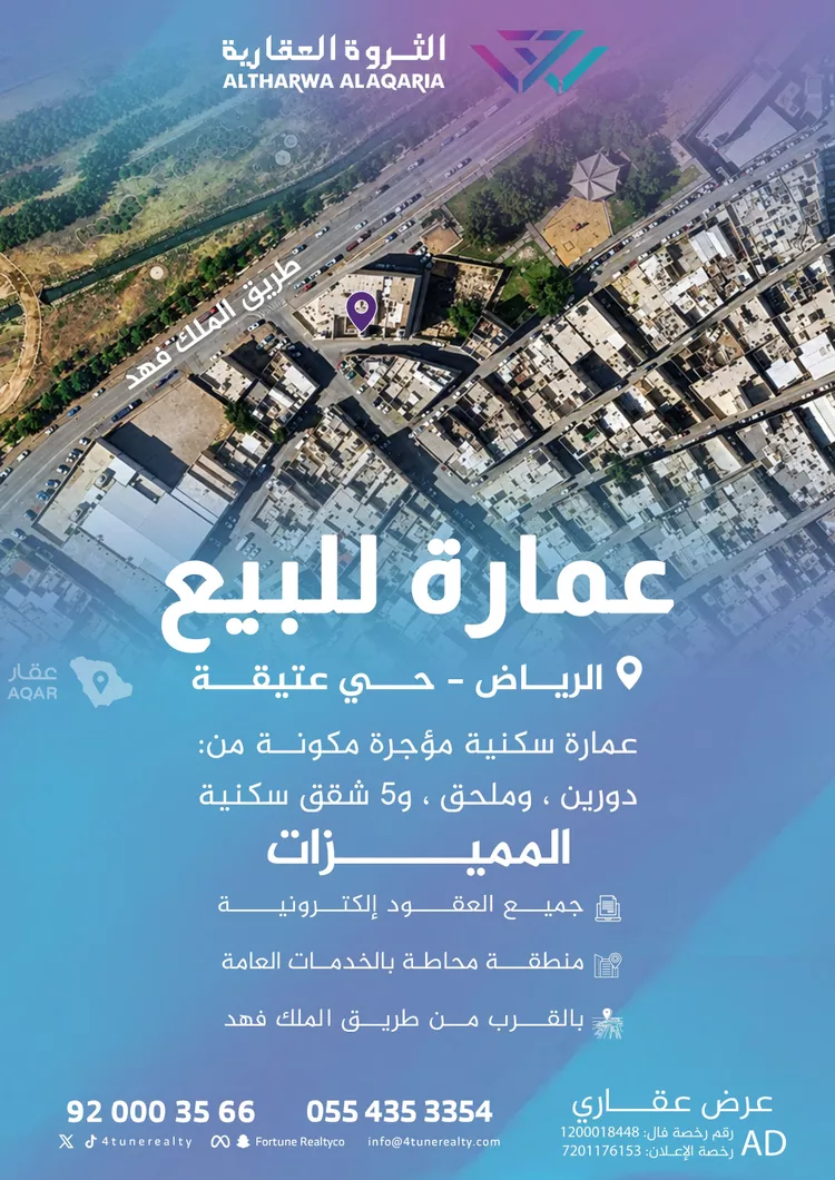 Building for Sale in Riyadh Utaiqah