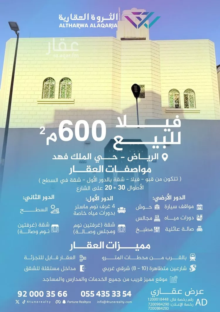 Land for Sale in Riyadh King Fahd