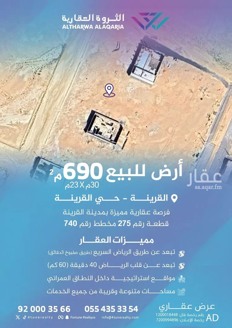 أرض للبيع في حي القرينة الجديدة, مدينة حريملاء, منطقة الرياض